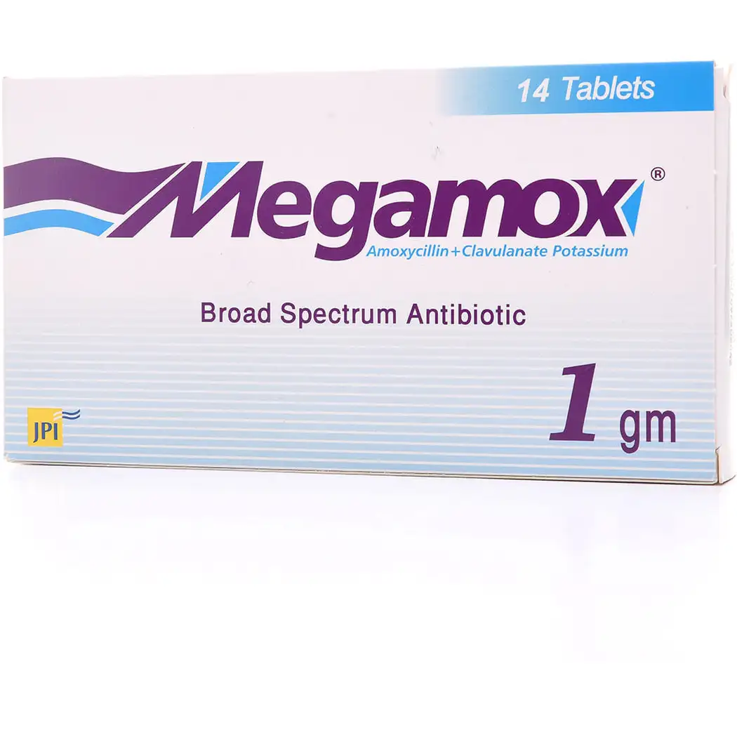Megamox 1gm 14tab
