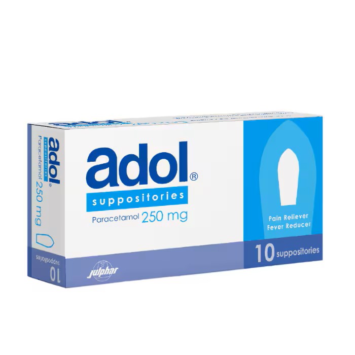 Adol 250 mg supp