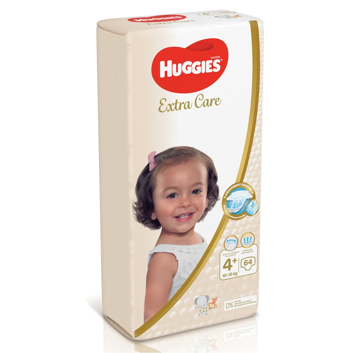 Huggies extra care s4+ jumbo 64*2 7441