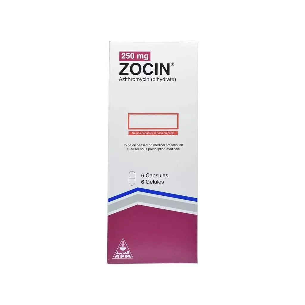 Zocin 250mg 6caps