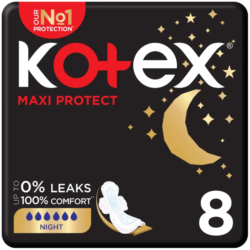 Kotex maxi protect night 8*10 2780