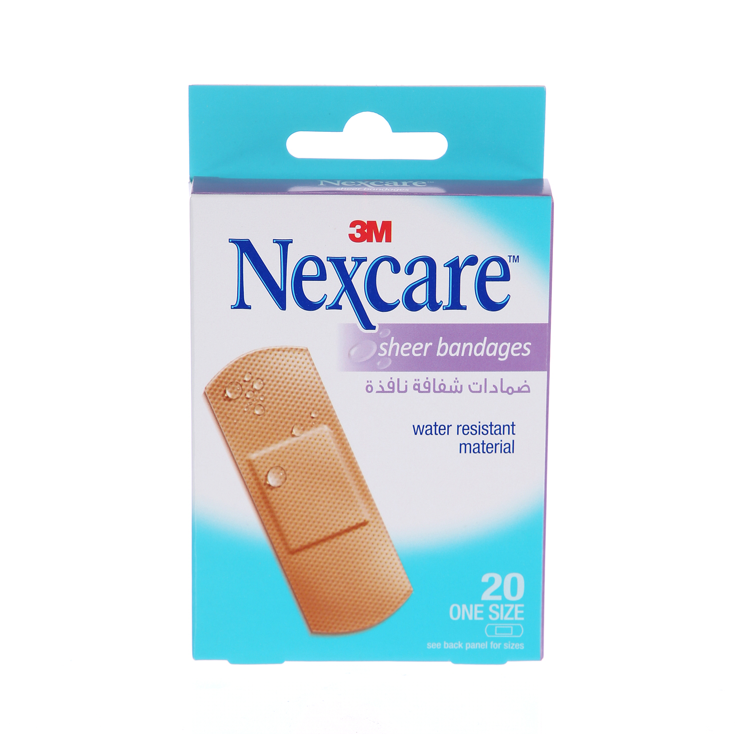 Nexcare 20 sheer 500021