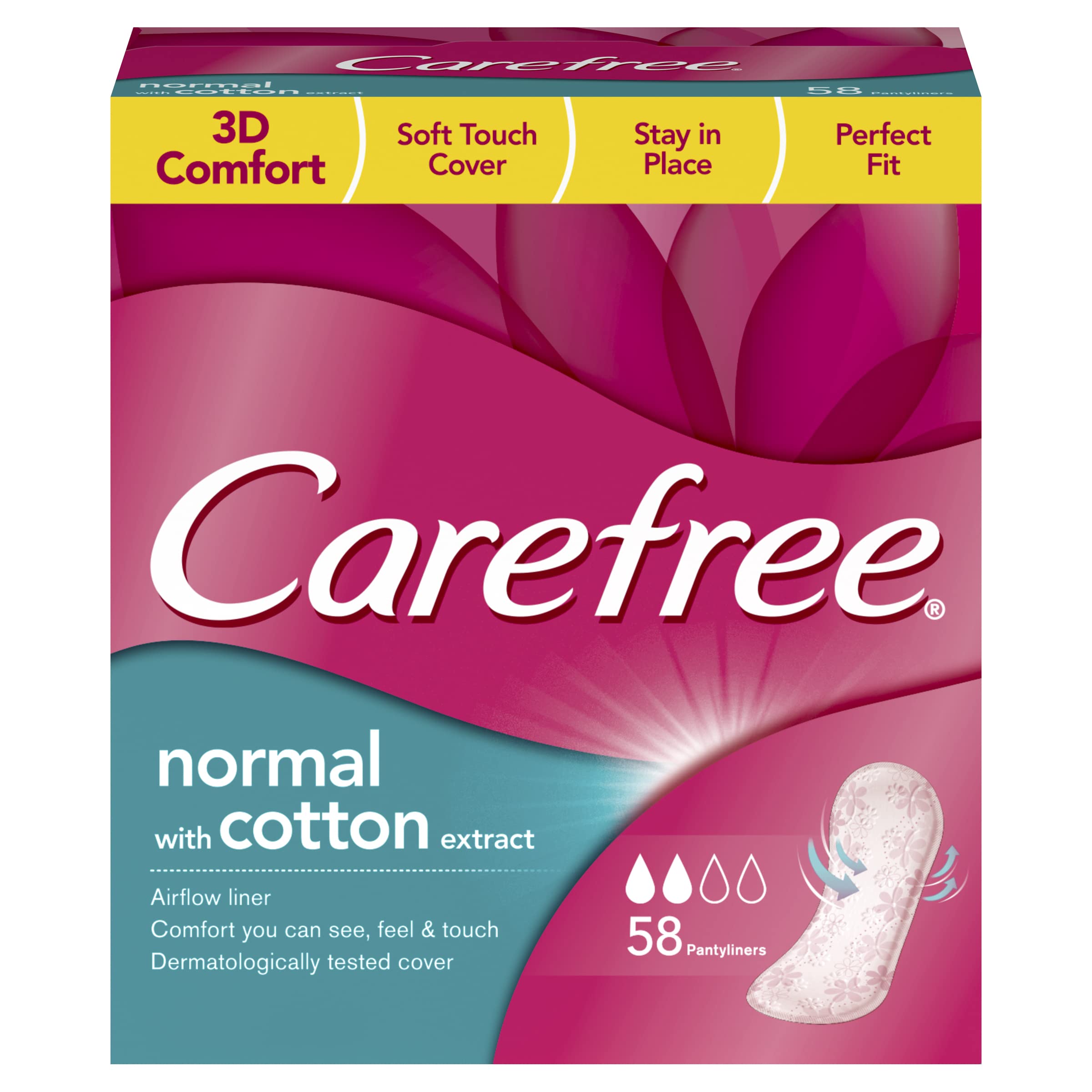 Care free cotton breathable unscented 56s