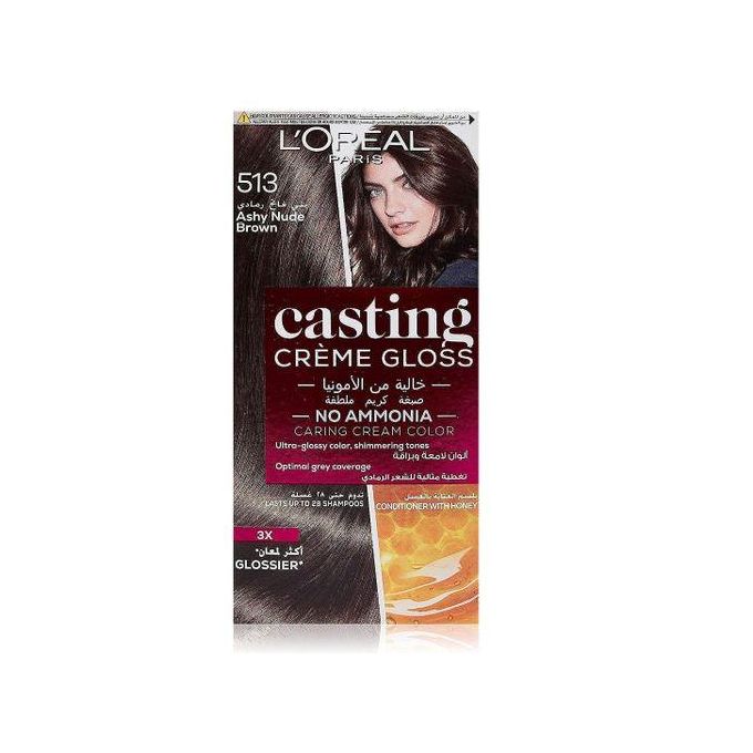Loreal casting creme gloss 513 ashy nude brown