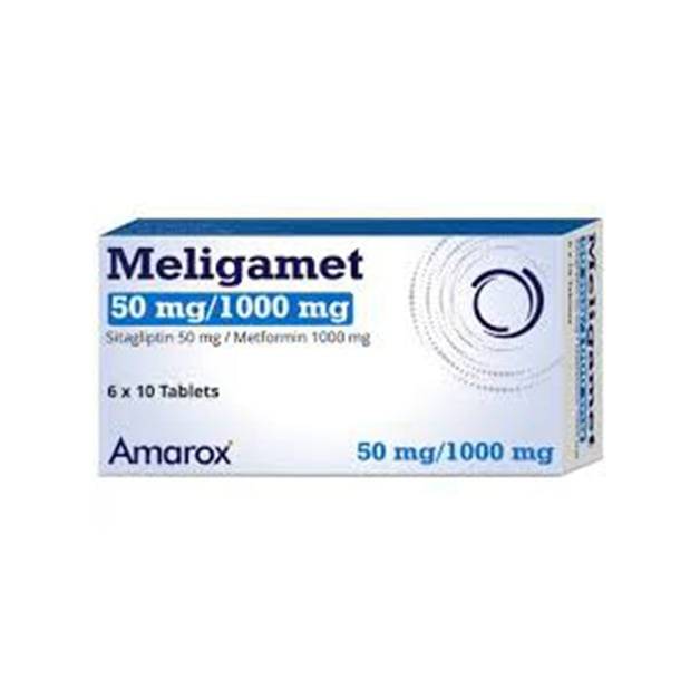 Meligamet 50mg / 1000mg 60tab