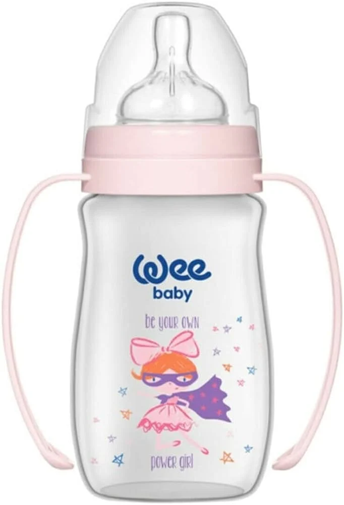 Wee Baby classic bottle w neck + grip 250ml 138
