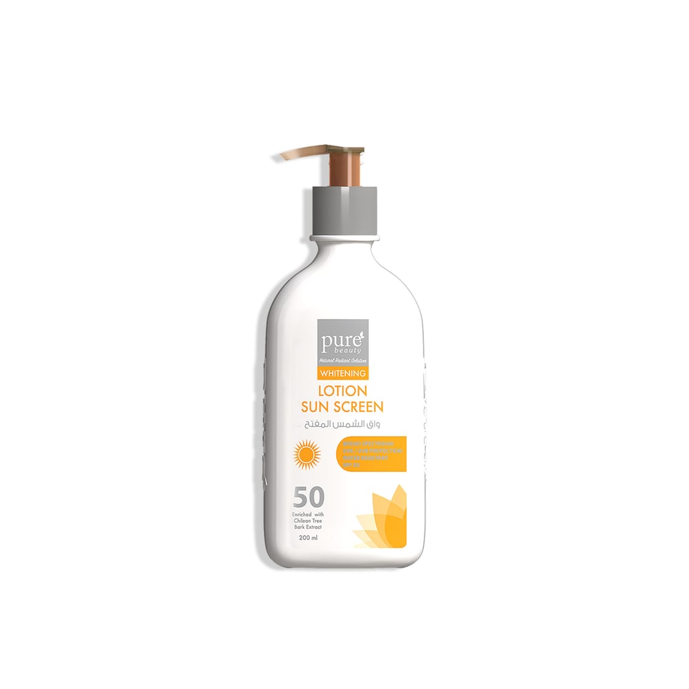 Pure Beauty whitening sunscreen lotion 200ml