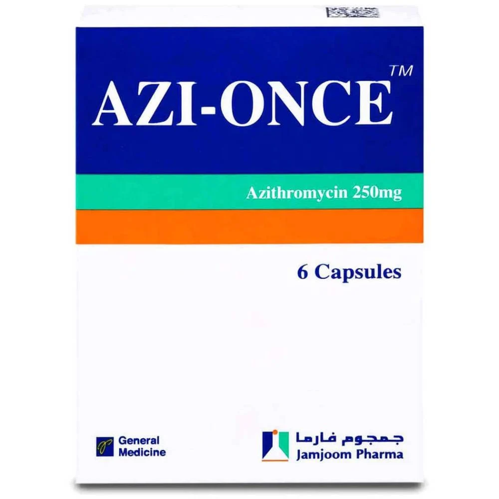 Azi once 250mg 6caps *N