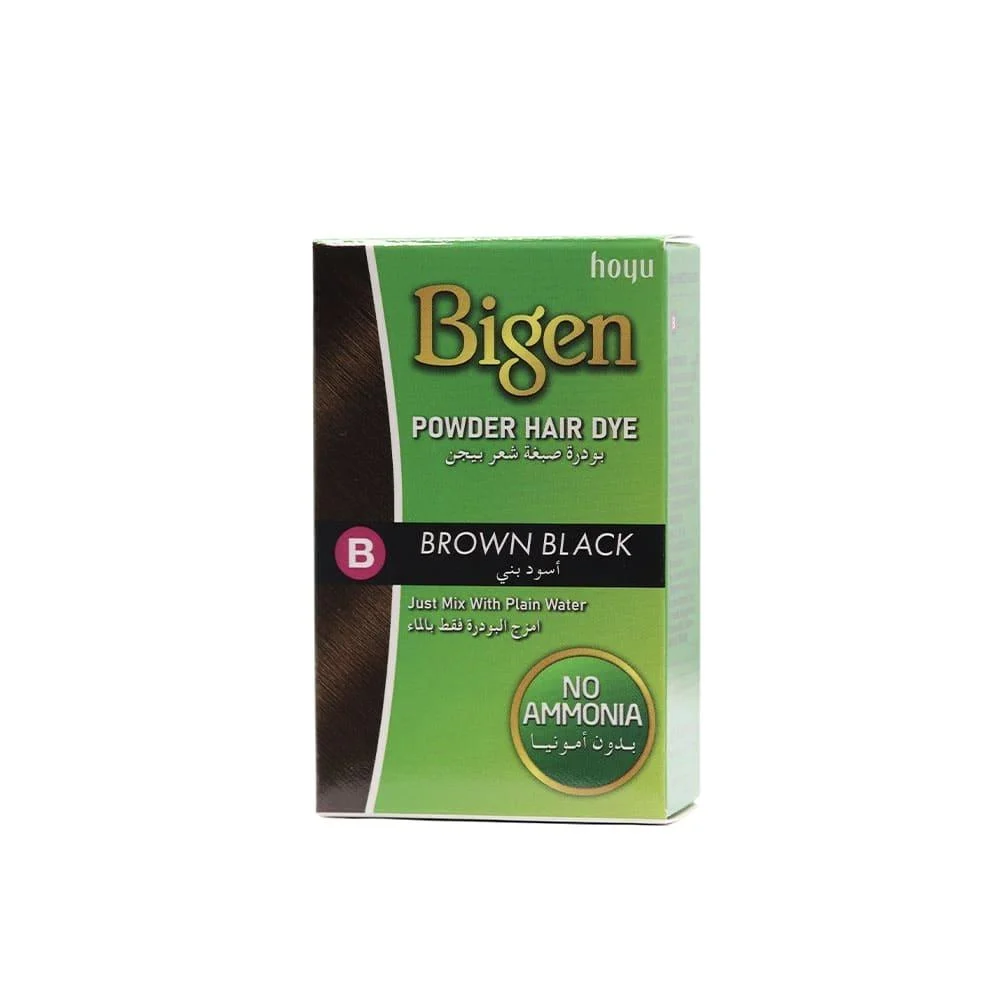Bigen powder hair dye B brown black 6gm