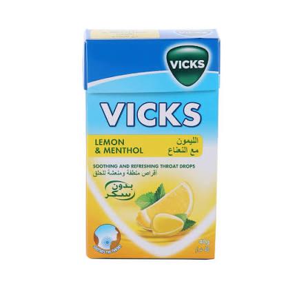 Vicks lemon & menthol 40gm 20tab
