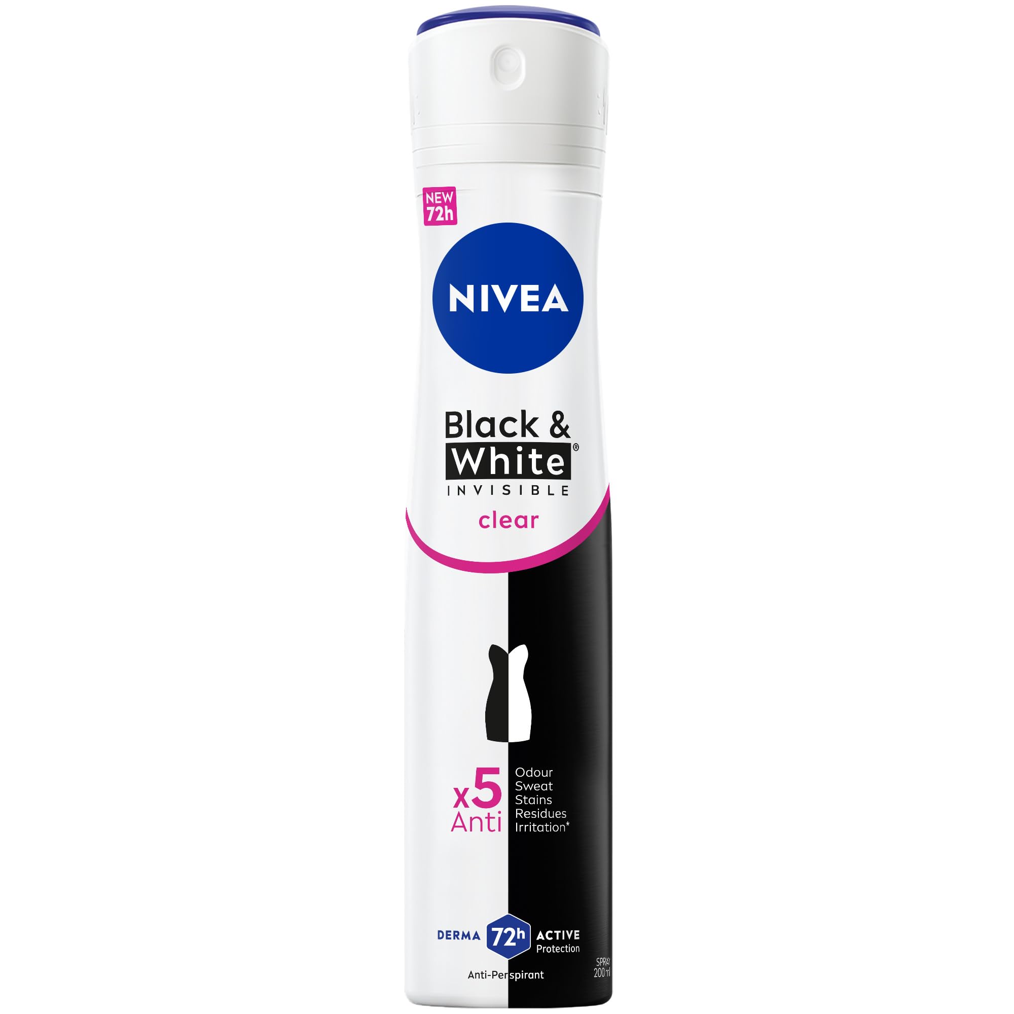 Nivea spray invisible b&w women 200ml 80048