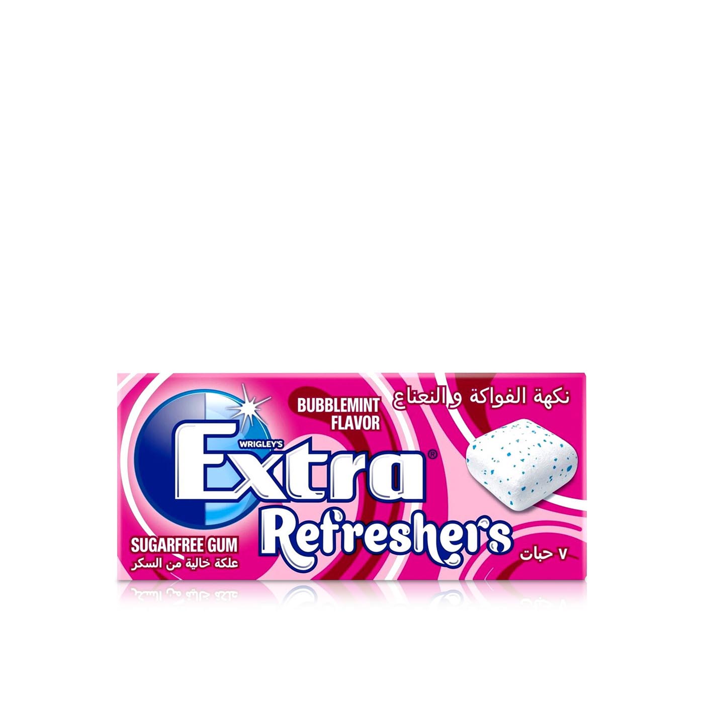 Extra refreshers bubblemint flavour 7pcs