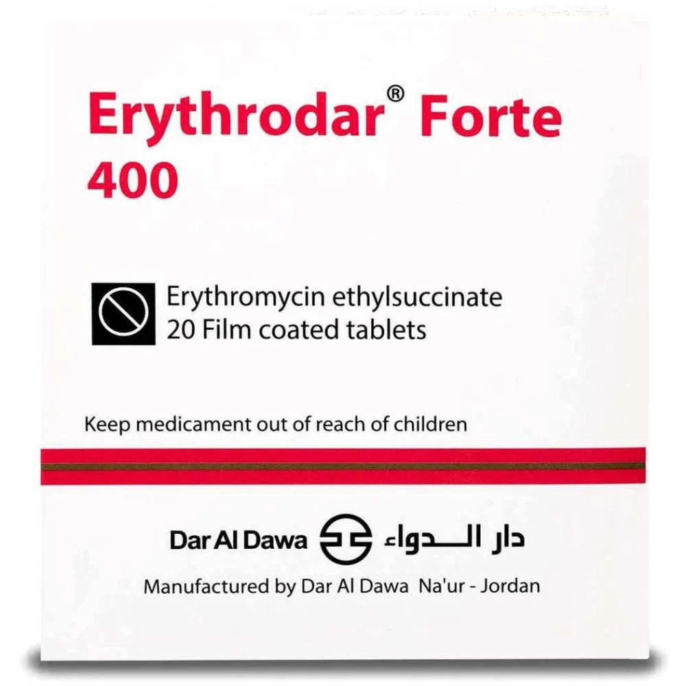 Erythrodar 400mg forte tab