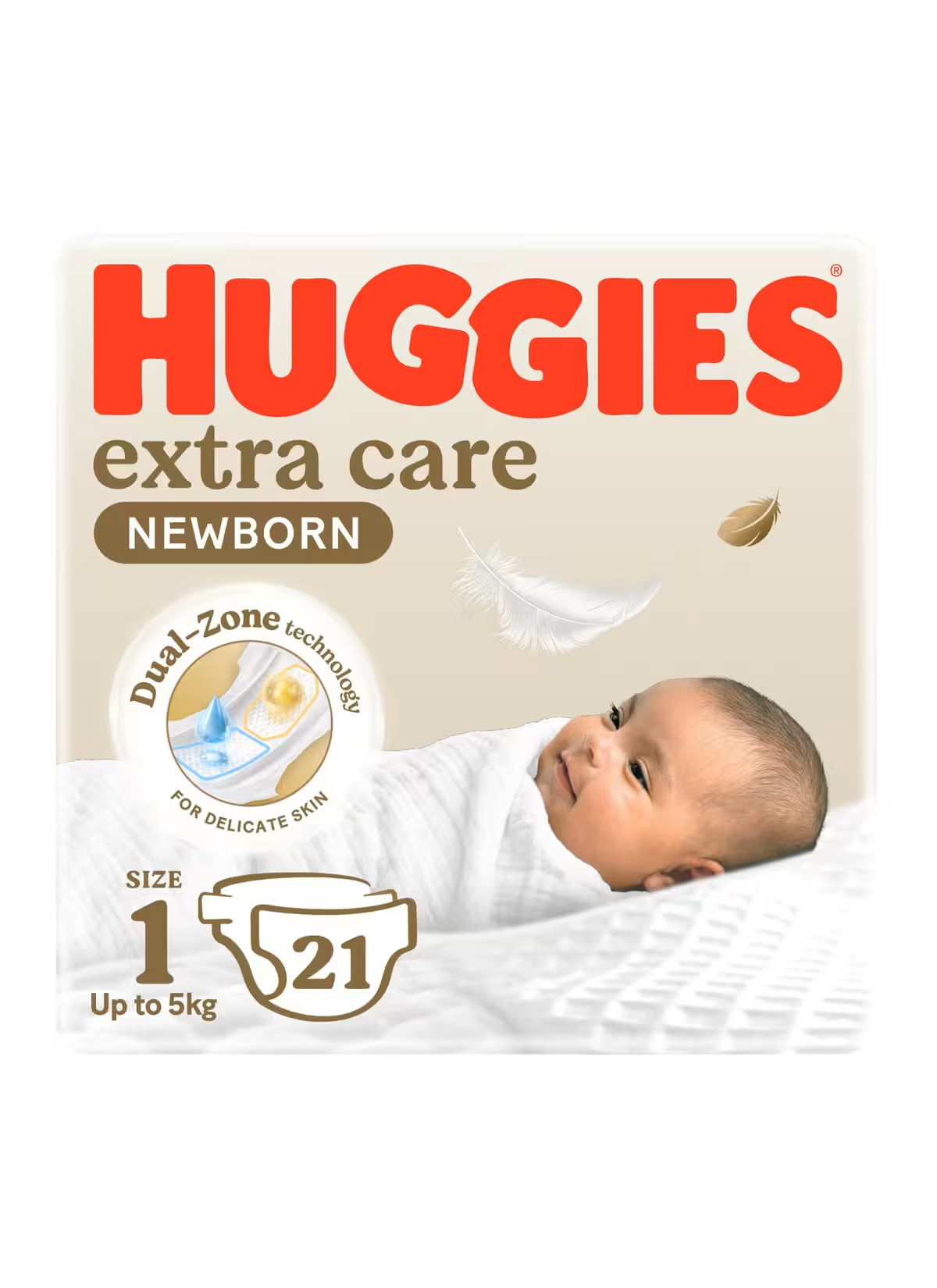 Huggies extra care new born no.1 21*4 1641