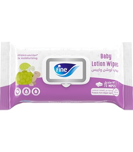 Fine baby lotion wipes 40 sheet 1*48