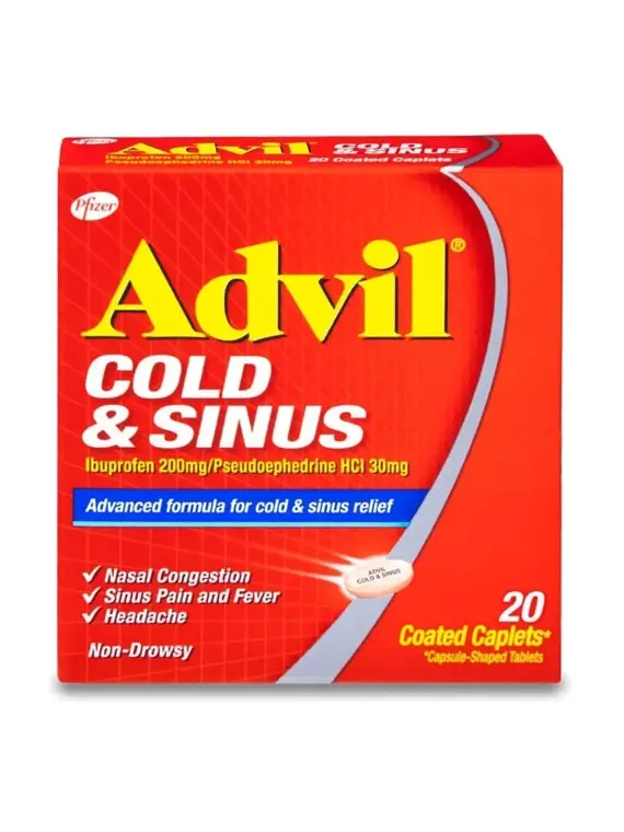 Advil cold sinus 20tab