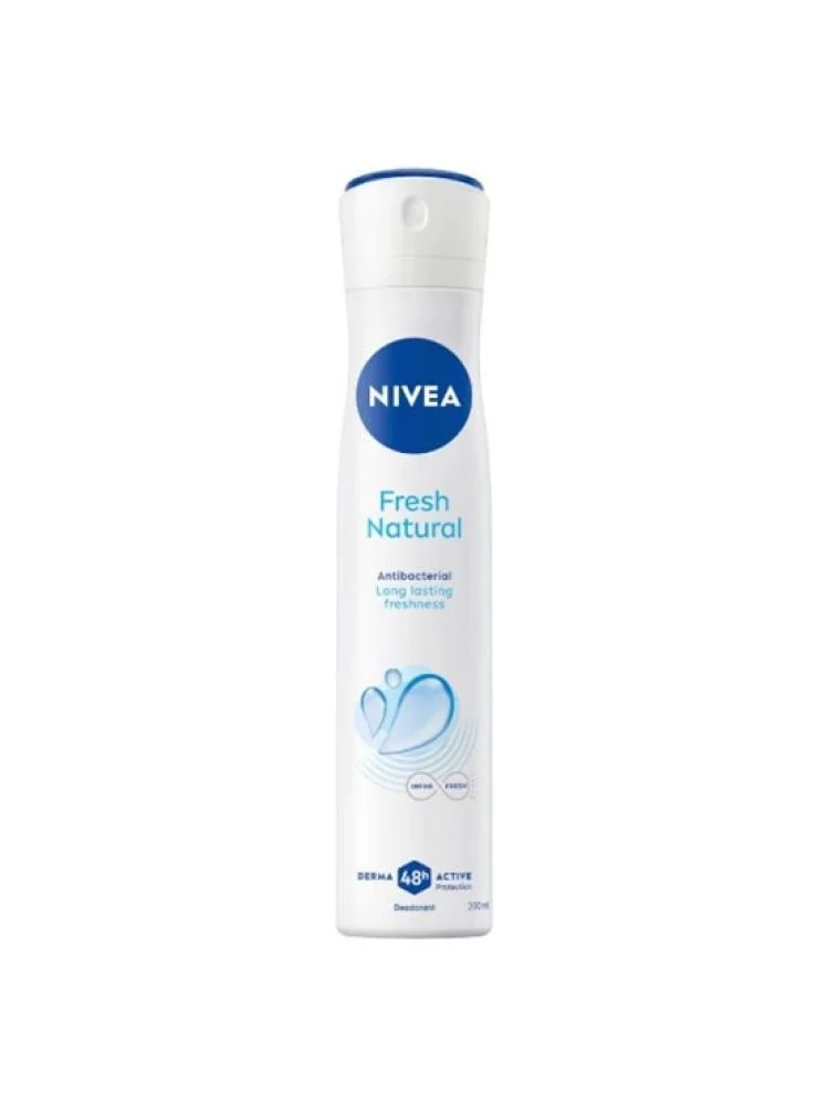 Nivea spray fresh natural woman 200ml 80036