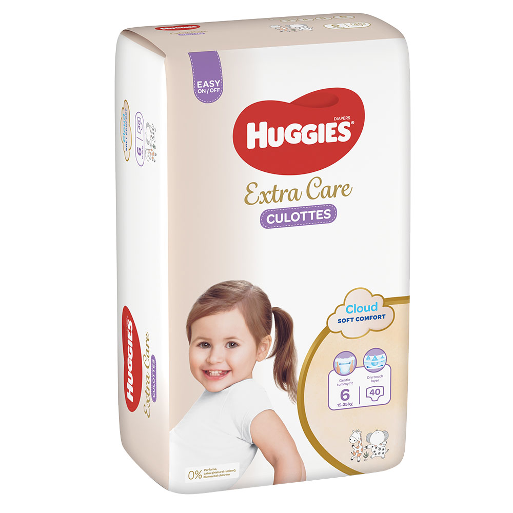 Huggies exyta care pant 6 uni jumbo 40*2 1281