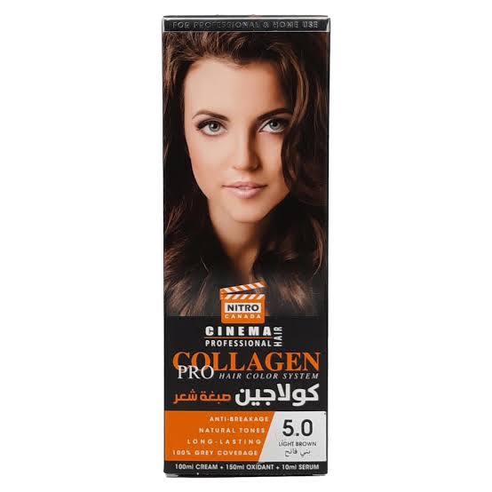 Collagen pro hair color system 5.0 light brown