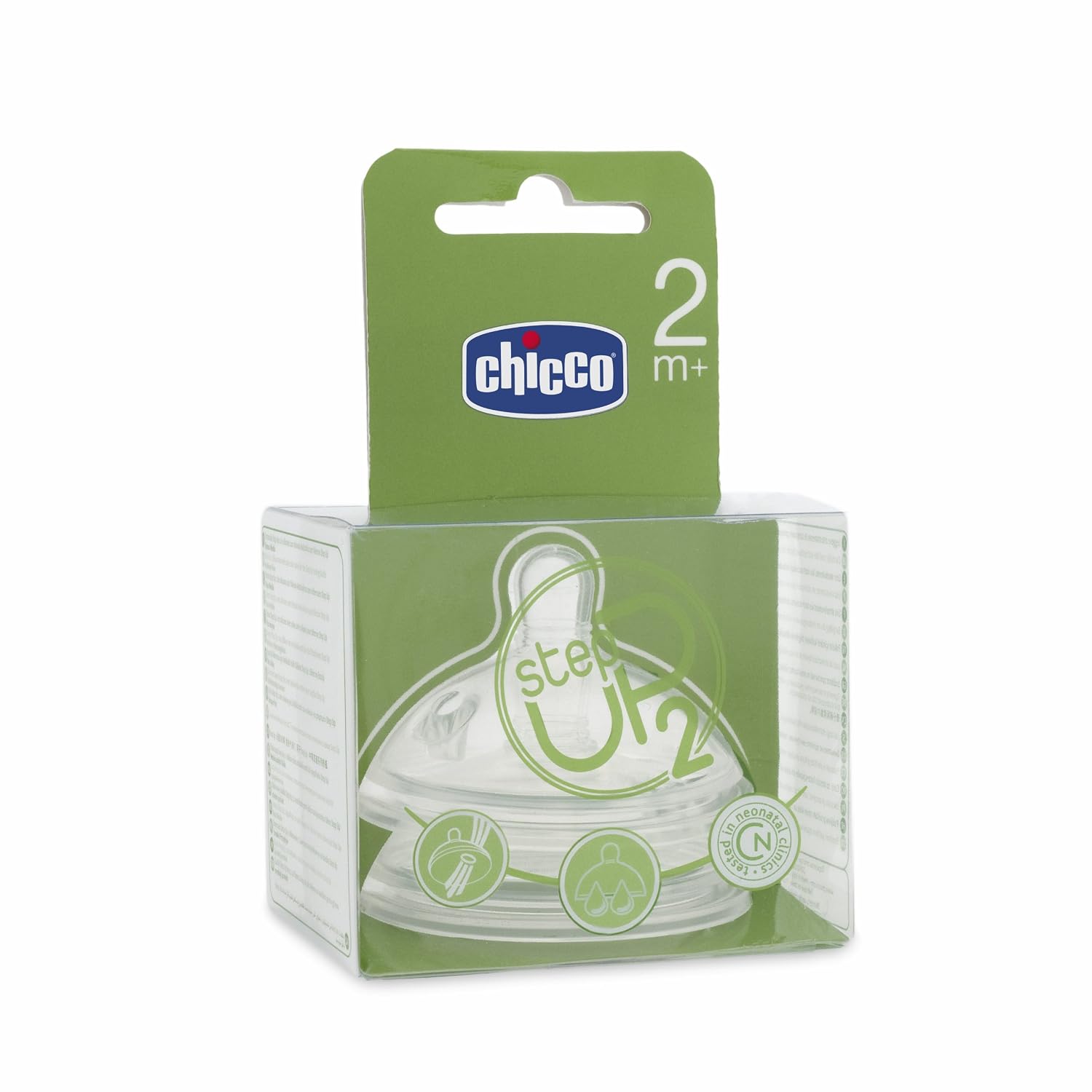Chicco - step up teat 2pcs med 9289