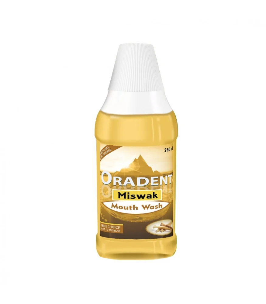 Oradent mouth wash miswak 250ml