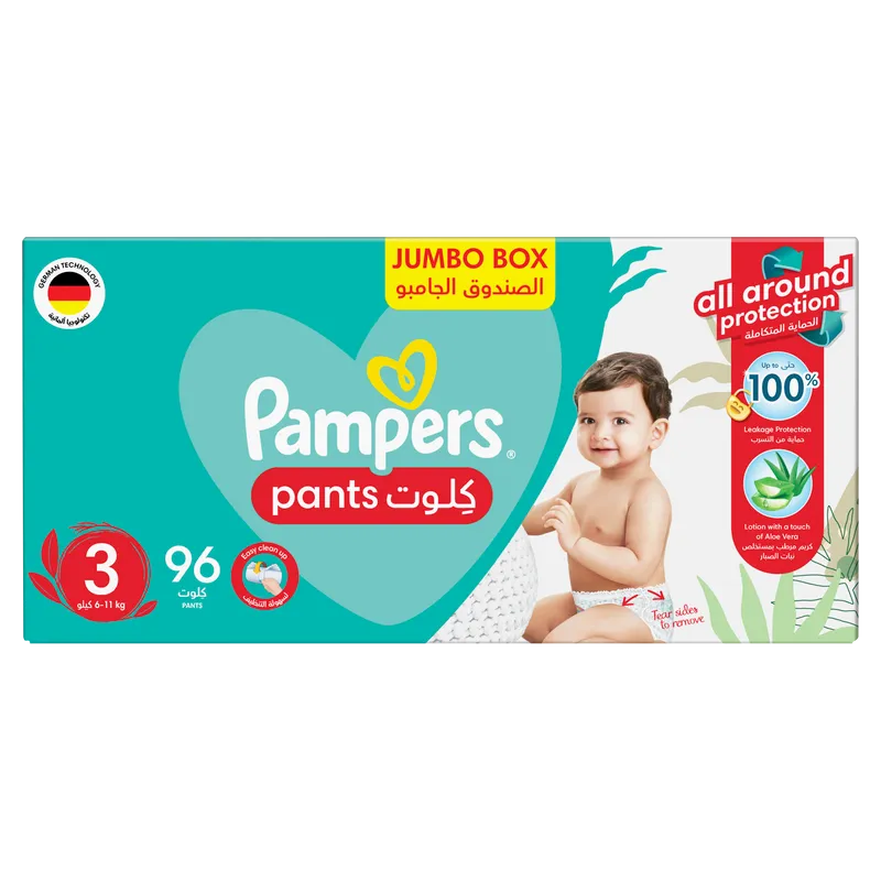 Pampers pants no.3 jumbo box 1*96