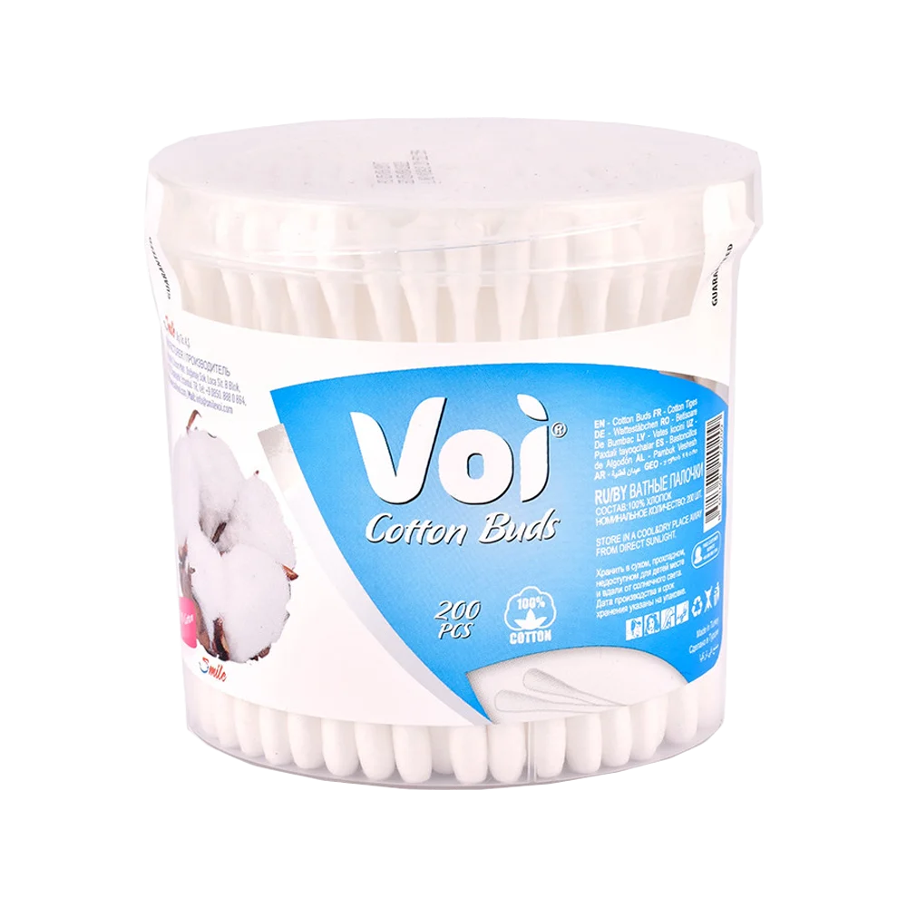 Voi cotton buds round box 200pcs