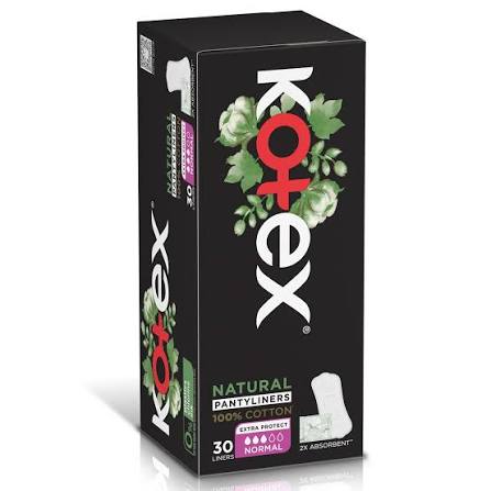 Kotex liner cotton normal 30*16