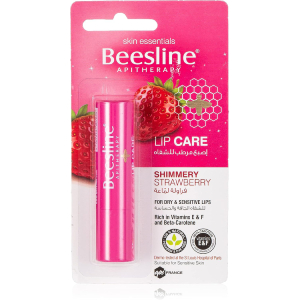 Beesline lip care shimmery strawberry 4gm
