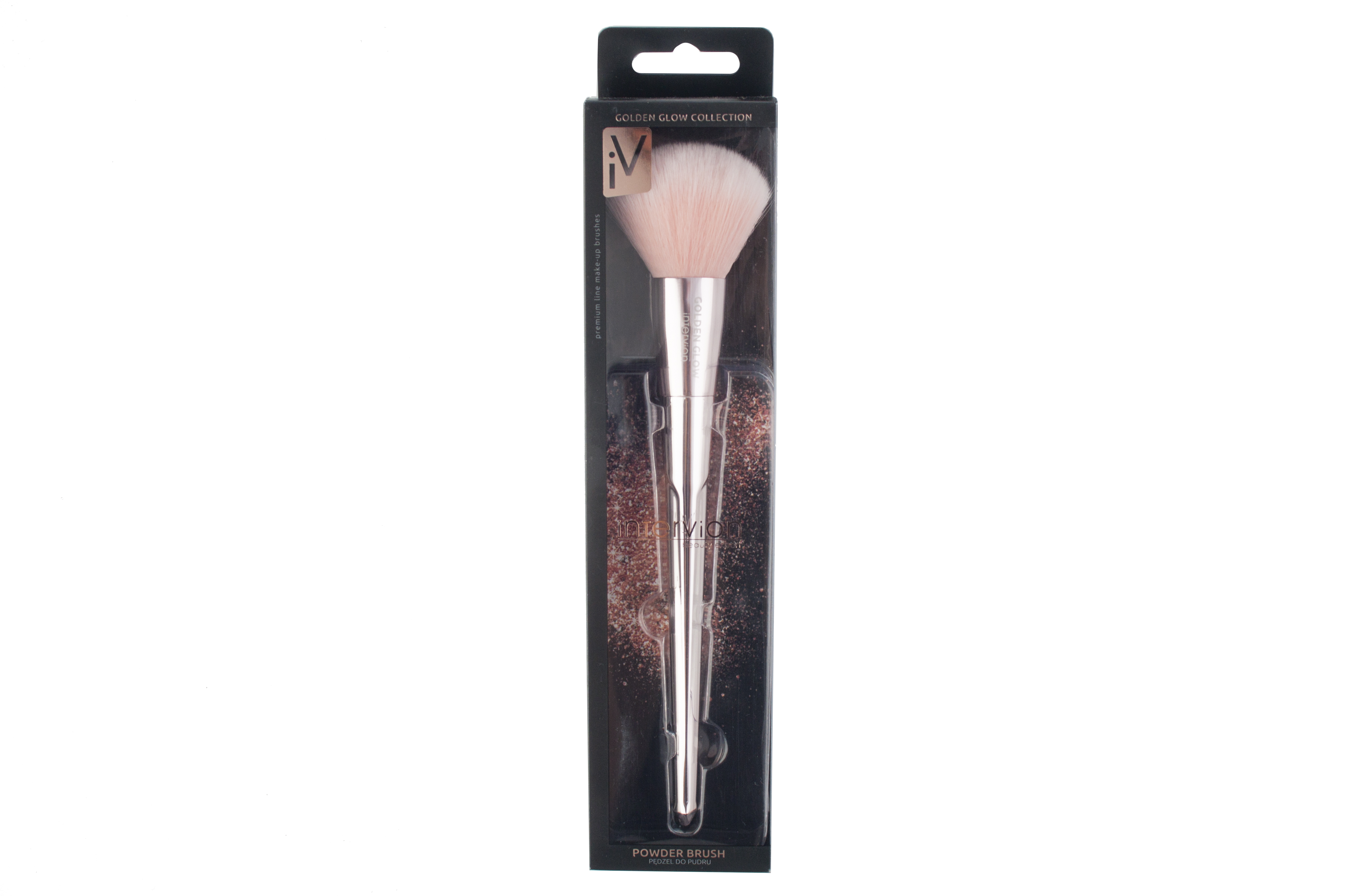 Intervion make up brush powder golden 415874