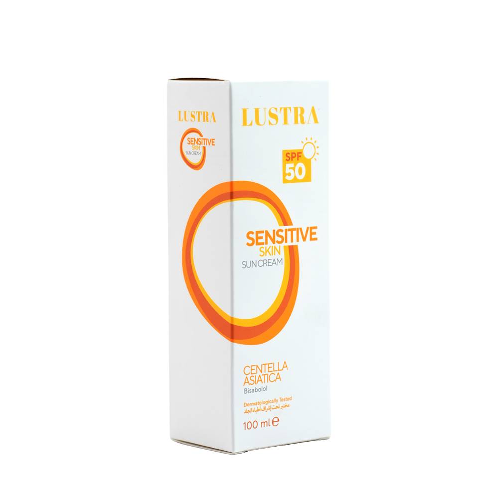 Lustra sun cream oily sensitive skin 50spf 100ml