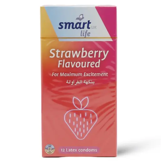 Smart life condoms strawberry 12pcs 502040