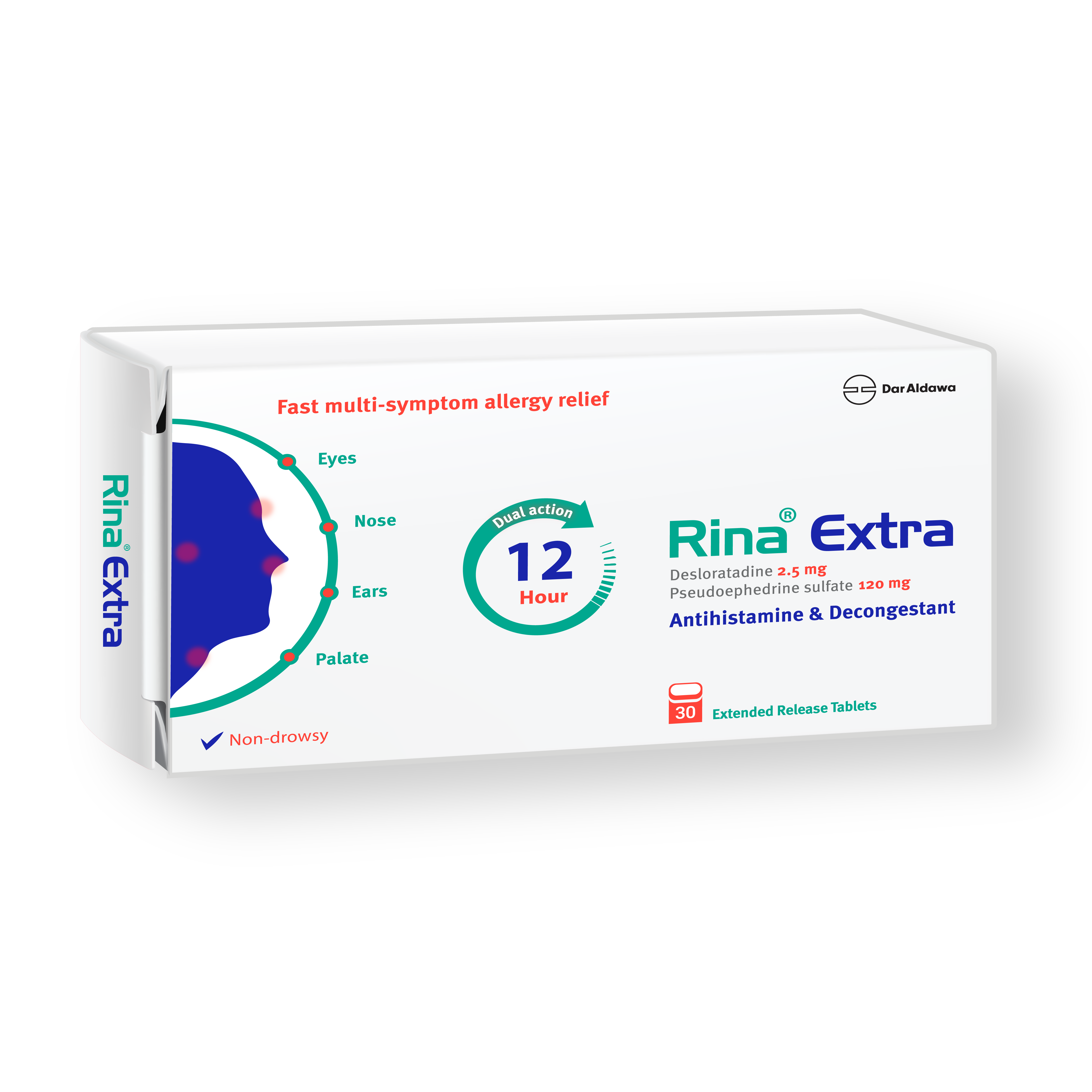 Rina extra 2.5mg / 120mg 30tab