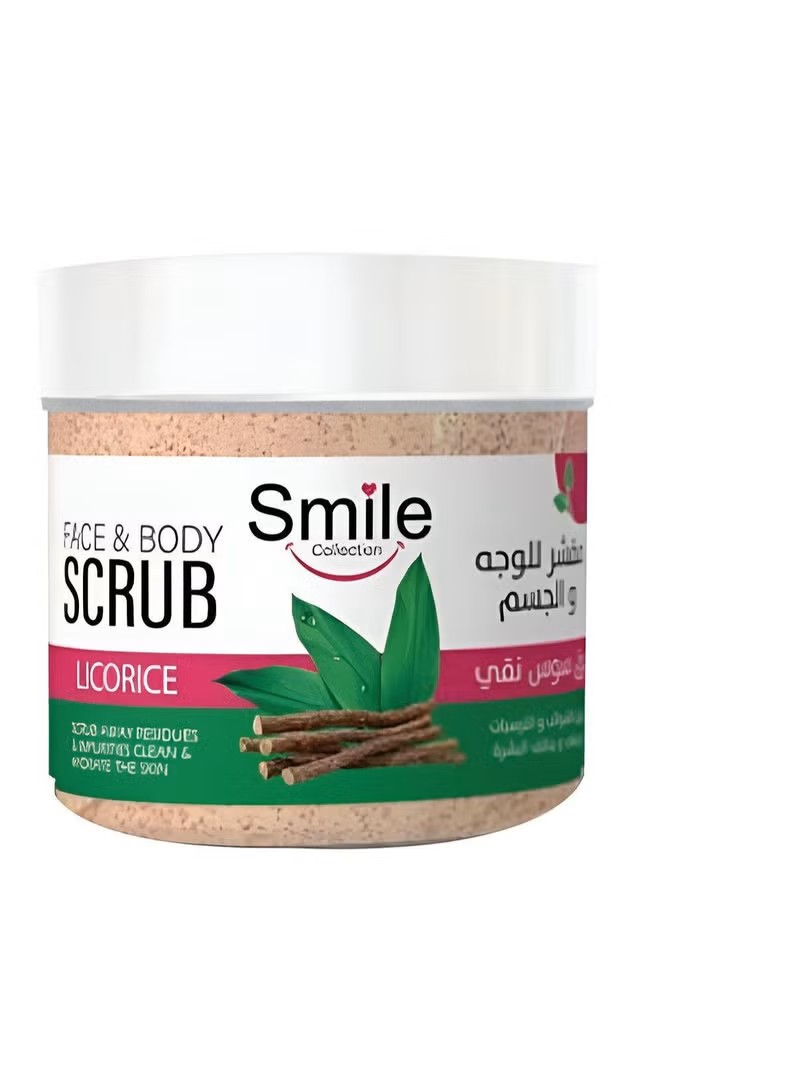 Smile exfoliating scrub licorice 75ml