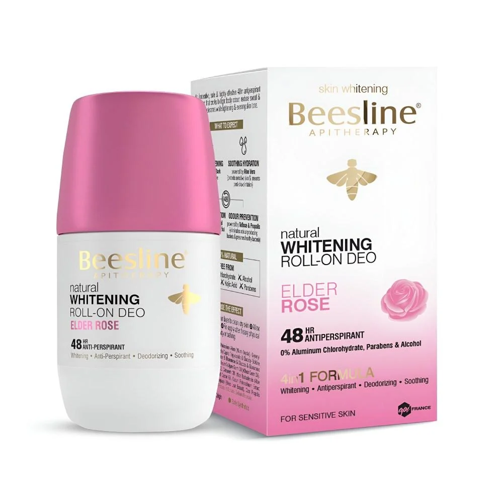 Beesline whitening roll on deo elder rose 50ml – مكرر