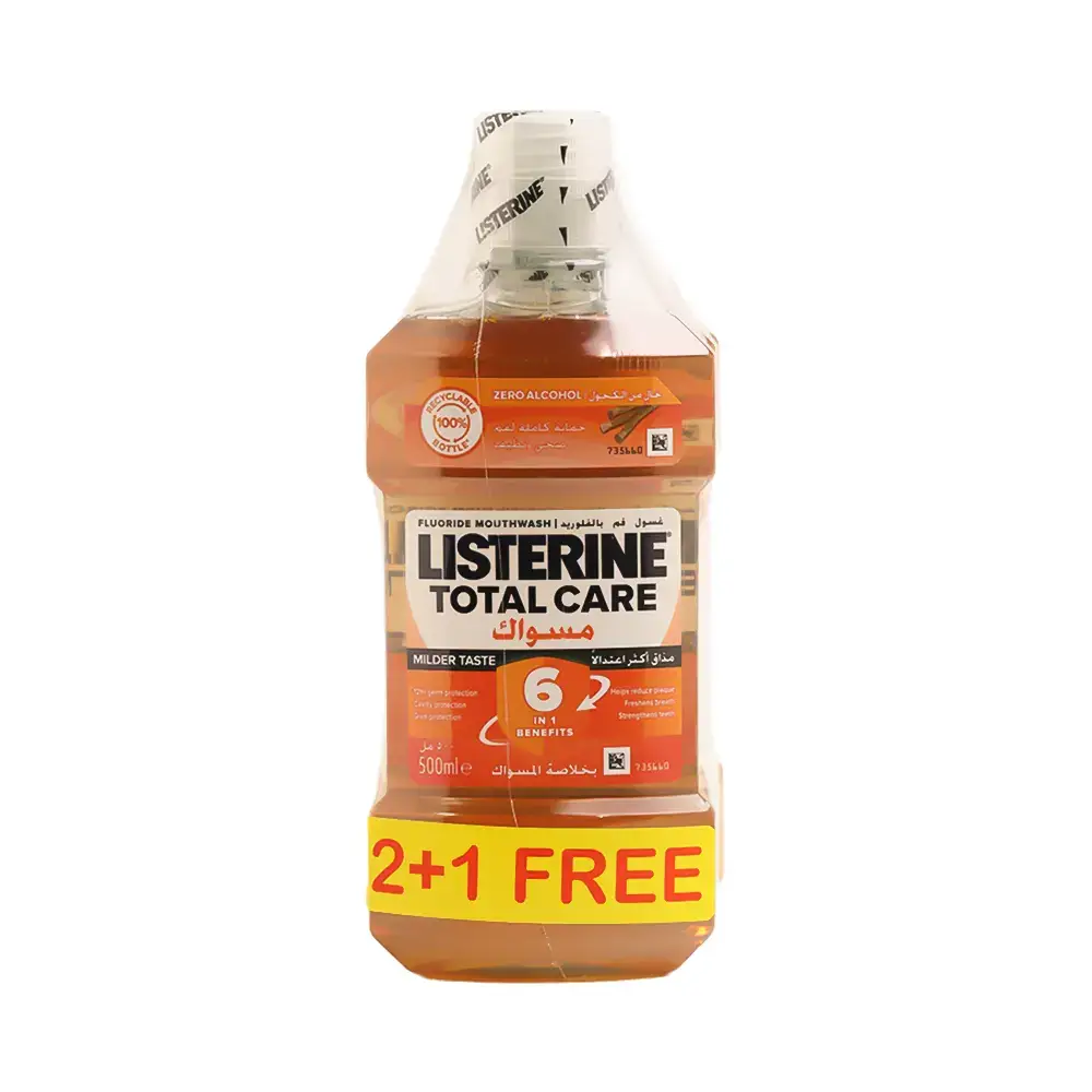 Listerine m/w miswak 500ml 2+1 free 56030