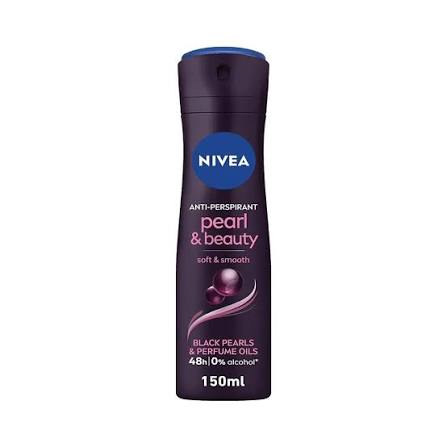 Nivea spray pearl & beauty black 150ml 80109