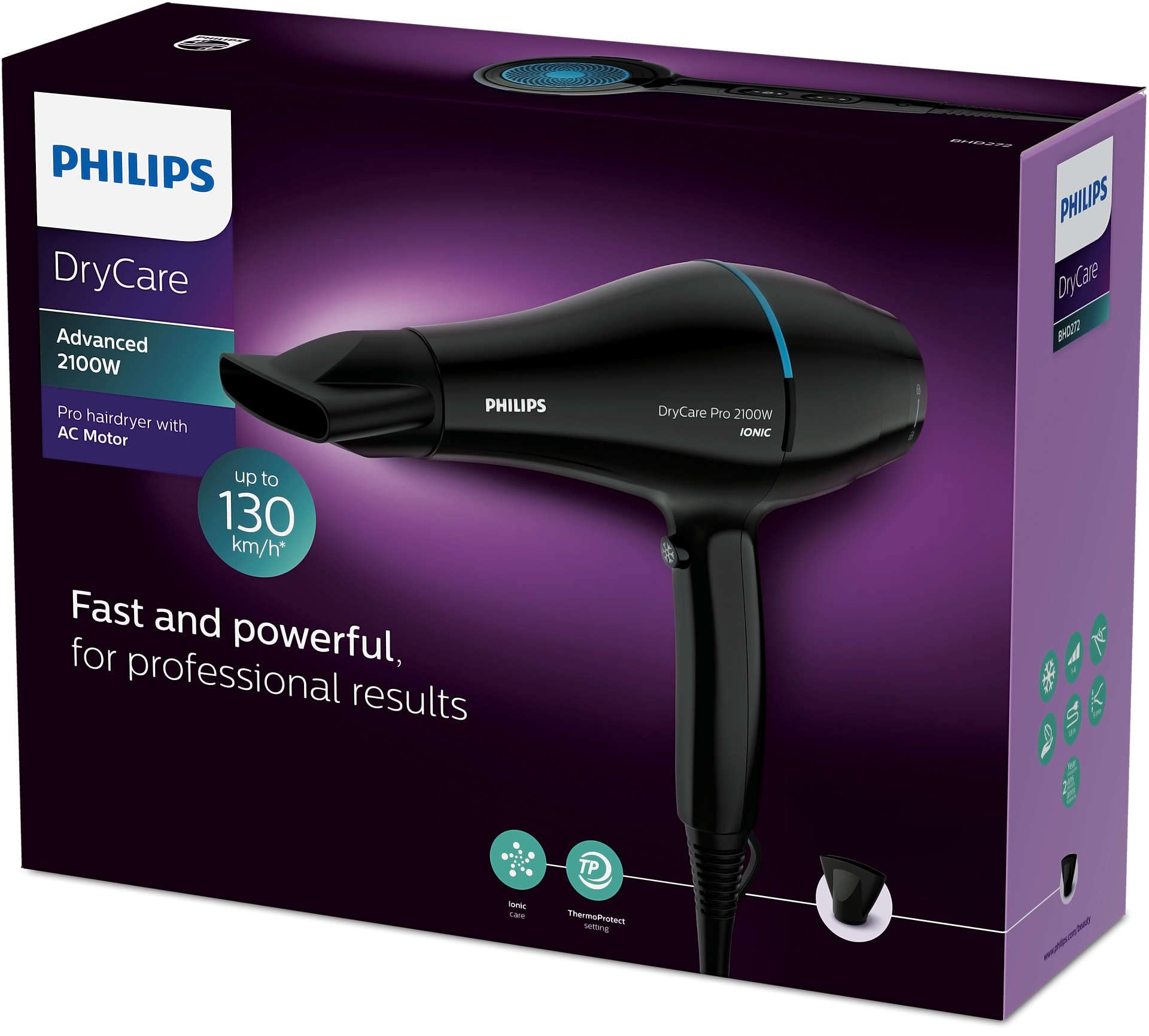 Philips hair dryer dry care pro BHD272/03