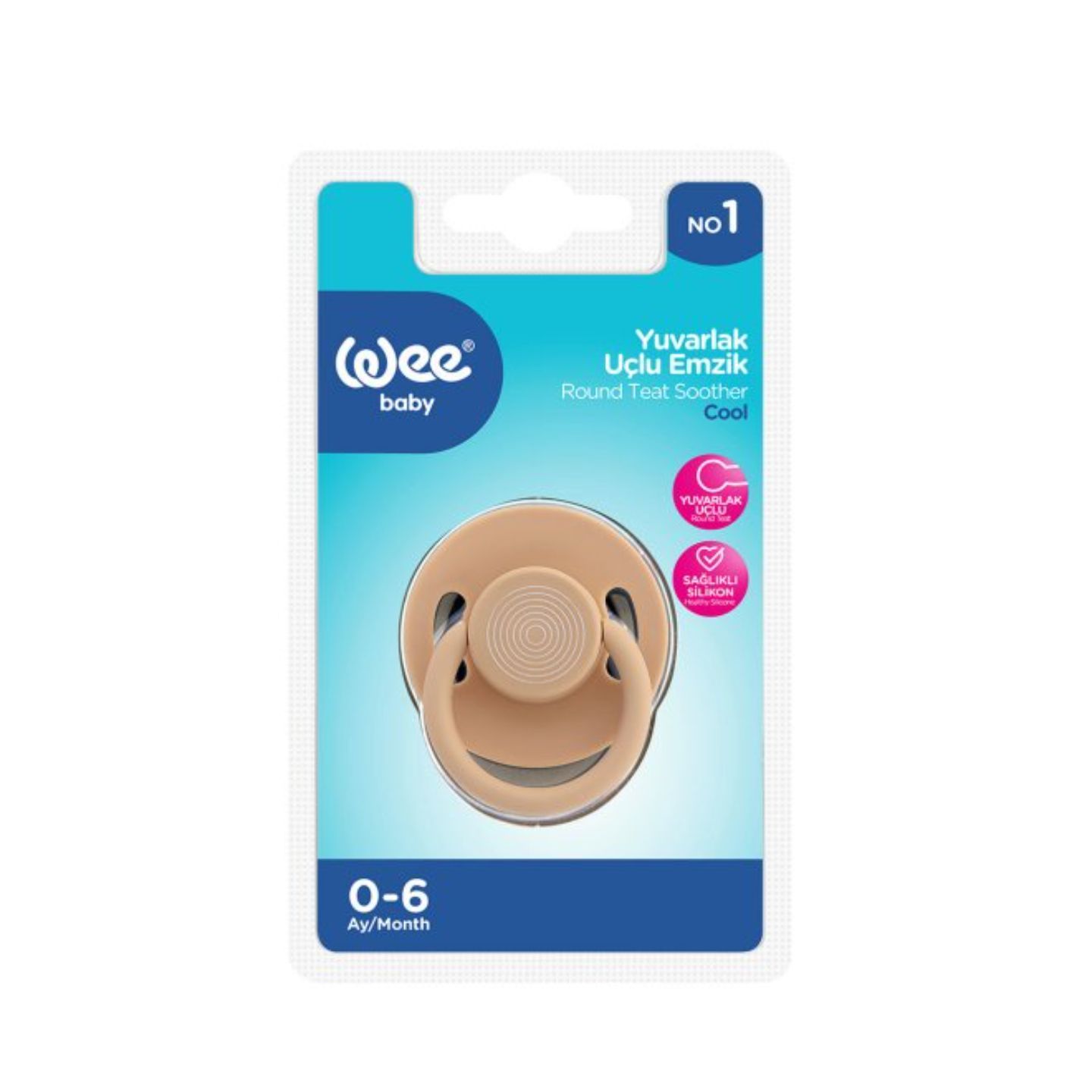 Wee Baby round teat soother no.2 830