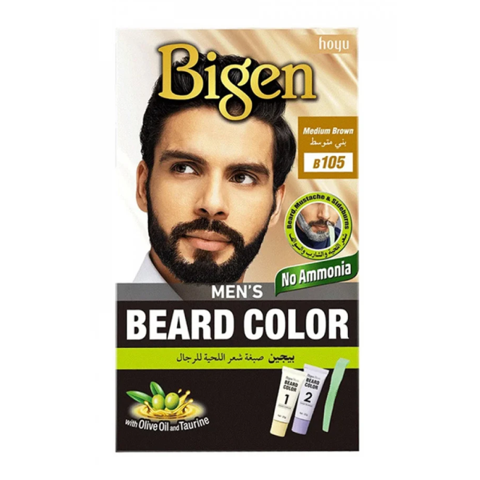 Bigen men beard color 105