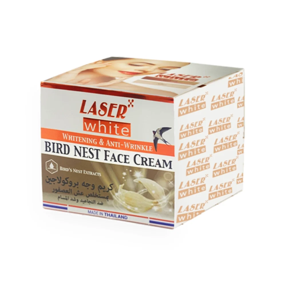 Laser white whitening birds nest face cream 50gm