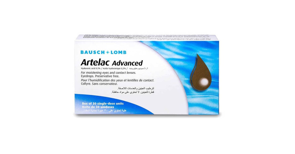 Artelac advance eye drops 30*0.5ml