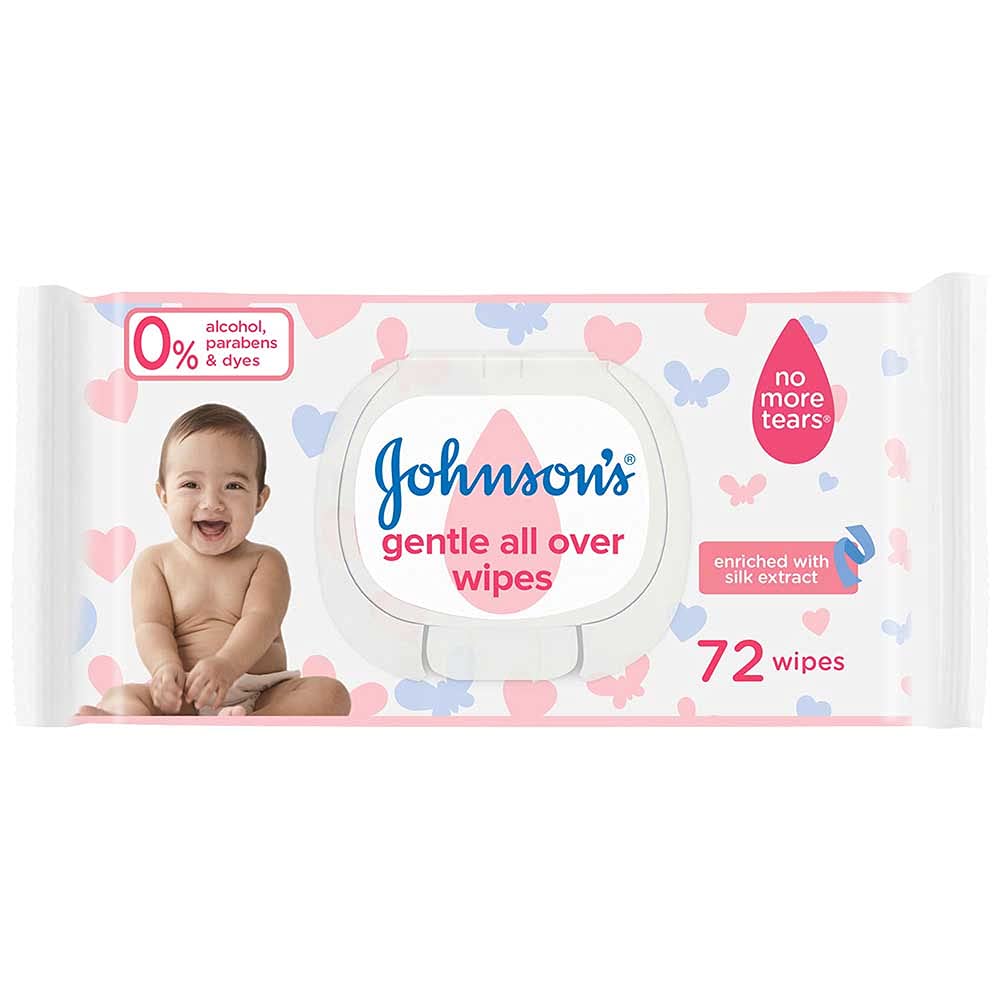 Johnson wipes gentle all over 72pcs 31368