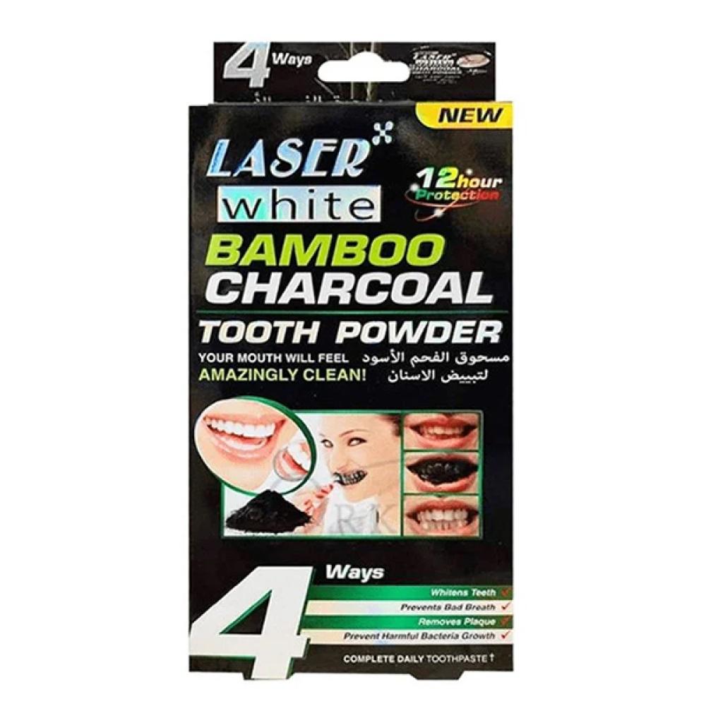 Laser white bamboo charcoal tooth powder 20gm
