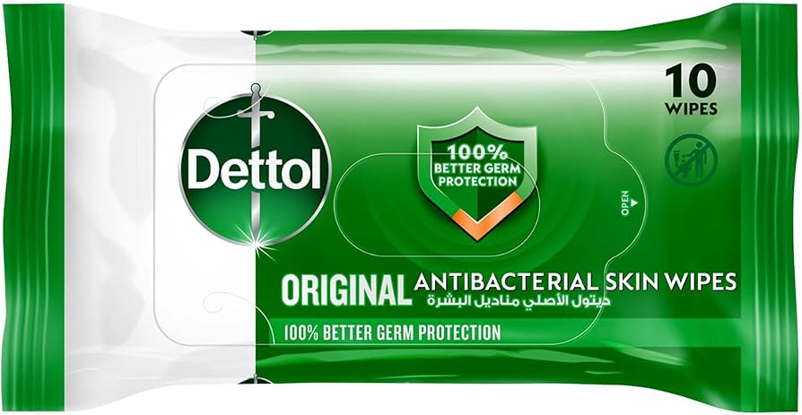 Dettol wipes original 10wipes