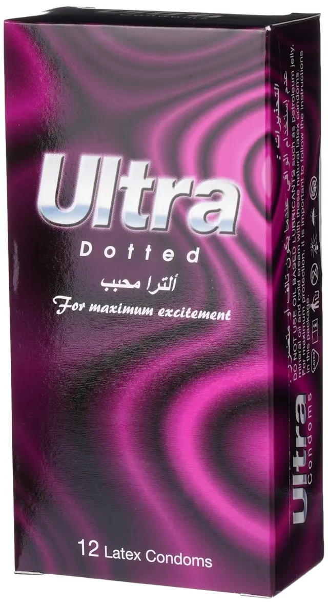 Ultra condoms dotted 12pcs 502372