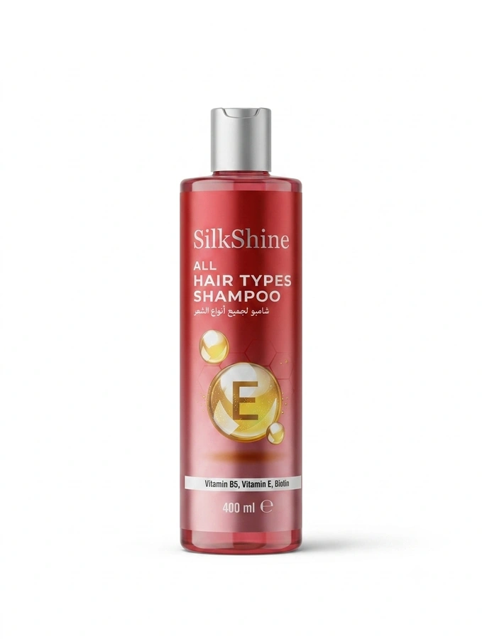 Silk Shine shampoo all hair types 400ml
