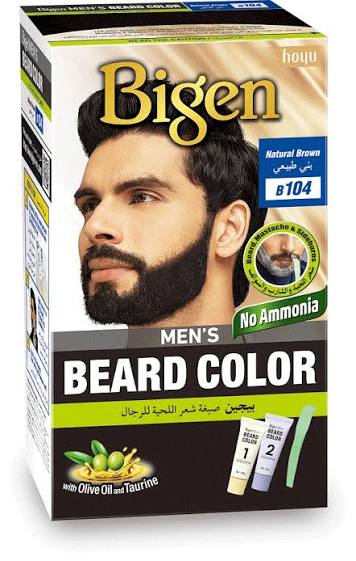 Bigen men beard color 104