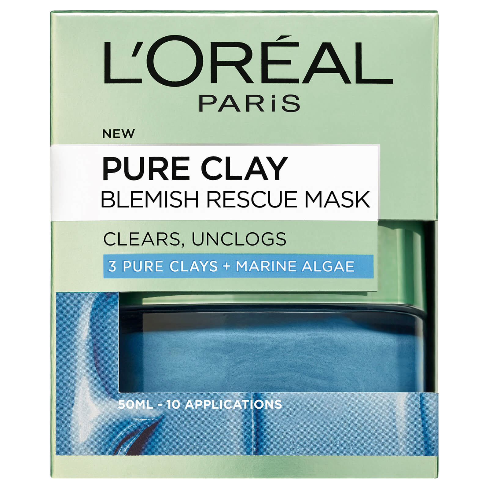 Loreal pure clay mask marine algae 50ml