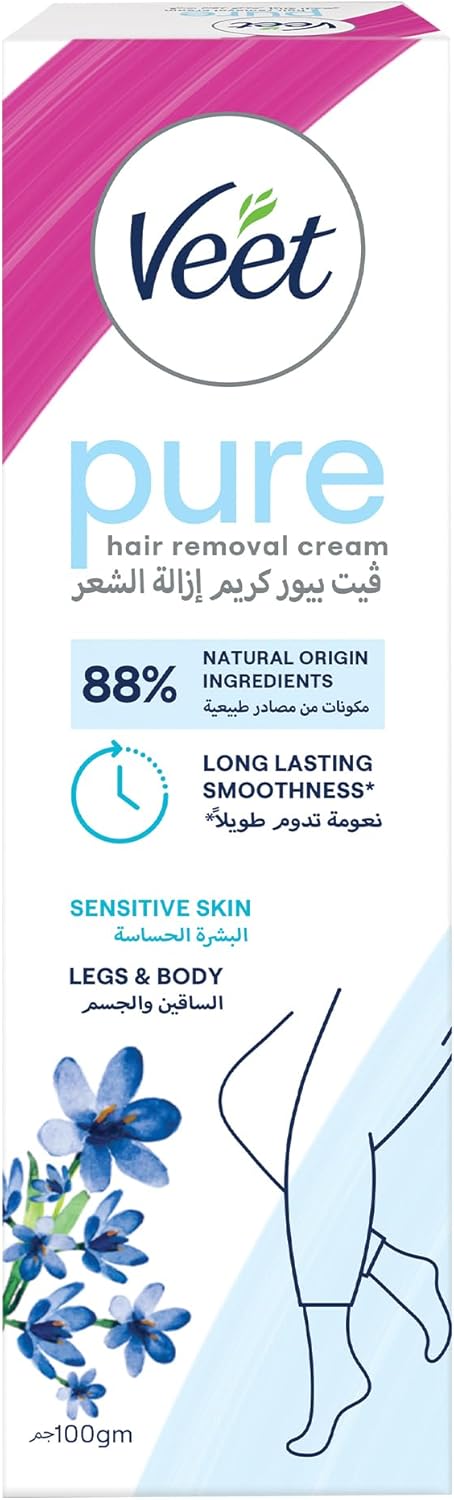 Veet cream sensetive silk & fresh 100gm